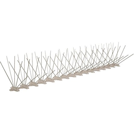 BIRD-B-GONE Stainless Steel Bird Spikes, 10'L x 8"W GPL2001-8-10